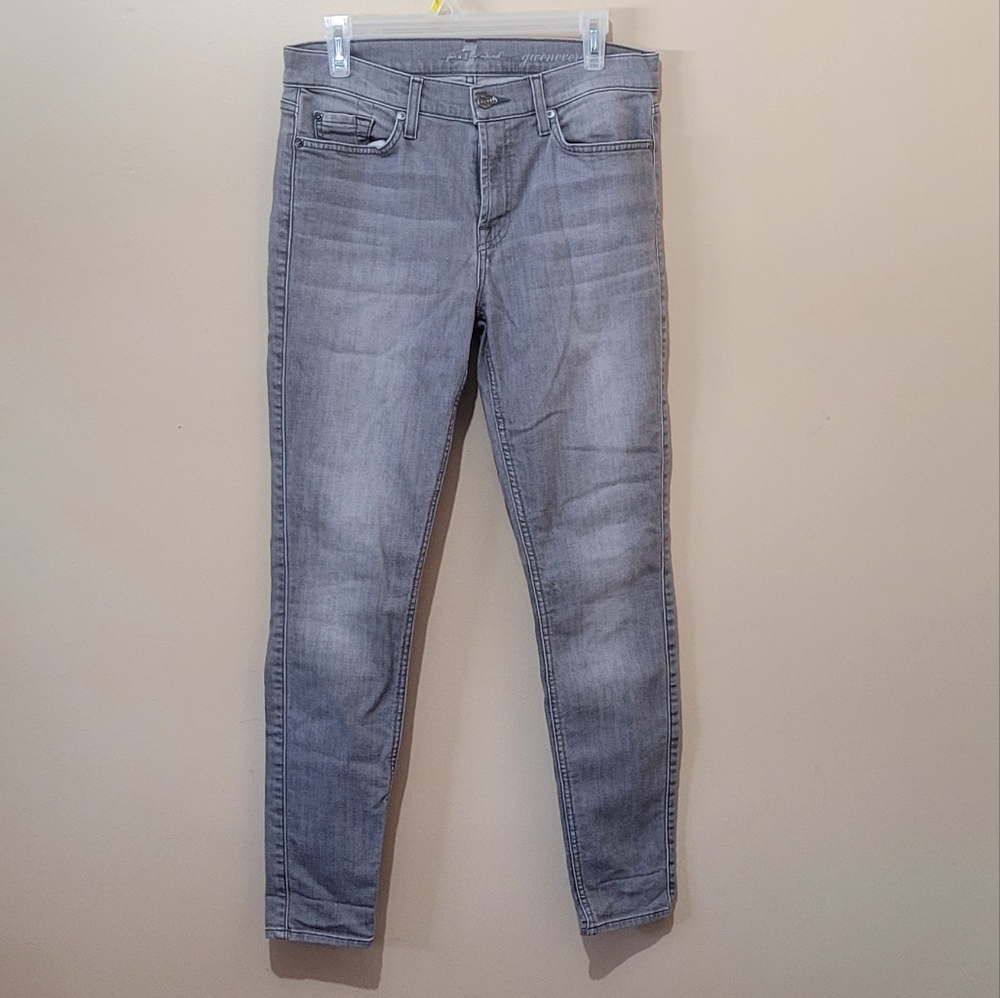7 For All Mankind Gray Gwenevere Jeans